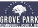 Grove Park Neighborhood Association logo, featuring a tree and text at 28 Gertrude Pl, Atlanta, GA 30318