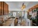 Well-equipped kitchen with island and breakfast bar at 593 Shadow Valley Ct, Lithonia, GA 30058