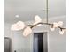 Unique branched light fixture with frosted glass shades at 4074 Hosch Retreat Dr, Buford, GA 30519