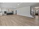 Open concept kitchen with island and stainless steel appliances at 4074 Hosch Retreat Dr, Buford, GA 30519