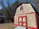 Large storage shed with double doors at 5072 Hubert Dr, Powder Springs, GA 30127