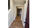 Inviting entryway with wood-look flooring and a view into the adjacent living space at 6002 Pat Mell Se Pl, Smyrna, GA 30080