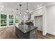 Modern kitchen with gray cabinets and quartz countertops at 1779 Beckham Ne Pl # 58, Atlanta, GA 30324