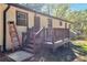 A newly built back deck with steps leading to the yard at 1679 Hollyhock Ter, Decatur, GA 30032