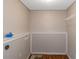 Unfinished closet in basement with wire shelving at 2491 Crumps Landing Circle, Snellville, GA 30039