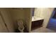 Small bathroom with toilet and vanity at 3551 Brycewood Dr, Decatur, GA 30034