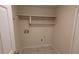 Laundry room with built-in shelving at 2082 Montgomery Trl, Duluth, GA 30096