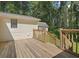 Wooden deck overlooks backyard and wooded area at 102 Chip Pl, Stockbridge, GA 30281