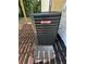Goodman brand air conditioning unit, outside of the home at 114 Jousters Ln, Lawrenceville, GA 30044
