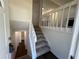 Entryway with stairs leading upstairs at 114 Jousters Ln, Lawrenceville, GA 30044