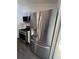 Stainless steel refrigerator in modern kitchen at 114 Jousters Ln, Lawrenceville, GA 30044