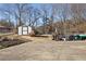 Backyard with shed and patio area at 3170 New Macland Rd, Powder Springs, GA 30127