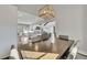 Dining room with seamless transition into kitchen and living areas; perfect for entertaining at 1775 Jody Ne Dr, Marietta, GA 30066