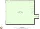 Floorplan of the garage measuring 25'7