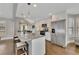 Modern kitchen with granite counters, center island and stainless steel appliances at 1775 Jody Ne Dr, Marietta, GA 30066