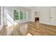 Bedroom with hardwood floors and ensuite bathroom access at 2179 William Way, Atlanta, GA 30345