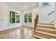 Bright dining room with hardwood floors and large windows at 2179 William Way, Atlanta, GA 30345