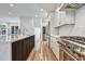 Modern kitchen features stainless steel appliances and quartz countertops at 2179 William Way, Atlanta, GA 30345