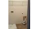 Laundry room with hookups and built-in shelving at 3144 Spicy Cedar Ln, Lithonia, GA 30038