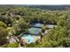 Aerial view of community pool and tennis courts at 3000 Leeds Garden Ln, Alpharetta, GA 30022