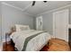 Tranquil bedroom with hardwood floors, soft lighting, and a serene atmosphere at 389 Kendrick Se Ave, Atlanta, GA 30315