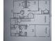 Upper floor plan featuring owner's suite and additional bedrooms at 5435 Flat Rock Pt, Stonecrest, GA 30038
