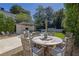 Outdoor dining area in a beautifully landscaped backyard at 115 17Th Street Ne, Atlanta, GA 30309