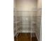 Bright walk-in pantry with wire shelving at 269 Lakeside Pl, Canton, GA 30114