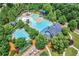 Community pool with lap lanes, leisure pool, and playground at 269 Lakeside Pl, Canton, GA 30114