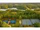 Aerial view of community tennis and pickleball courts at 269 Lakeside Pl, Canton, GA 30114
