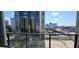 Stunning city views from a private balcony at 1280 W Peachtree W St # 1407, Atlanta, GA 30309
