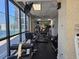 Fitness center with cardio equipment and tennis view at 1280 W Peachtree W St # 1407, Atlanta, GA 30309
