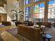 Elegant lobby with ample seating and large windows at 1280 W Peachtree W St # 1407, Atlanta, GA 30309