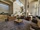 Spacious lobby with comfortable seating and high ceilings at 1280 W Peachtree W St # 1407, Atlanta, GA 30309