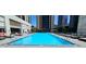 Community features a refreshing rooftop pool with ample lounge space at 1280 W Peachtree W St # 1407, Atlanta, GA 30309