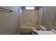 Bathroom with a tub and shower combination at 6627 Coventry Pt, Austell, GA 30168