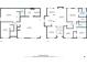 Floor plans of the home, including the garage, bedrooms, kitchen, living room and bathrooms at 1012 Crown River Pkwy, Mcdonough, GA 30252