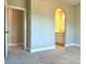 Bedroom with private ensuite bathroom and neutral decor at 416 Aristides Way, Canton, GA 30115