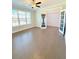 Bright home office features hardwood floors, built-in shelving, and French doors at 416 Aristides Way, Canton, GA 30115