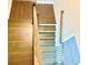 Elegant staircase with hardwood treads and modern railing at 416 Aristides Way, Canton, GA 30115
