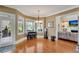 Cozy breakfast nook filled with sunlight, featuring large windows and an outdoor view at 511 Baxter Way, Marietta, GA 30064