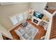Open living room with fireplace, built-in shelves, and large windows, perfect for relaxing or entertaining at 511 Baxter Way, Marietta, GA 30064