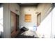 Small back porch with two doors and a wooden wall at 744 Law Nw St, Atlanta, GA 30318