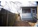 Side yard with wooden fence and pathway at 744 Law Nw St, Atlanta, GA 30318
