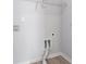 A minimalist laundry area with utility connections at 202 Bryon Ln, Acworth, GA 30102