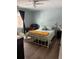 Bedroom with full-size bed and ceiling fan at 2615 Leeshire Ct # 1, Tucker, GA 30084