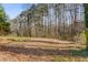 Wooded backyard with open space and natural landscaping at 2828 The Meadows Way, Atlanta, GA 30349