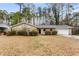 Ranch style home with brick facade and attached garage at 2828 The Meadows Way, Atlanta, GA 30349