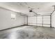 Attached garage with overhead door and ample storage space at 2828 The Meadows Way, Atlanta, GA 30349