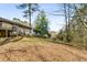 Back exterior view of house showing deck and yard at 2828 The Meadows Way, Atlanta, GA 30349